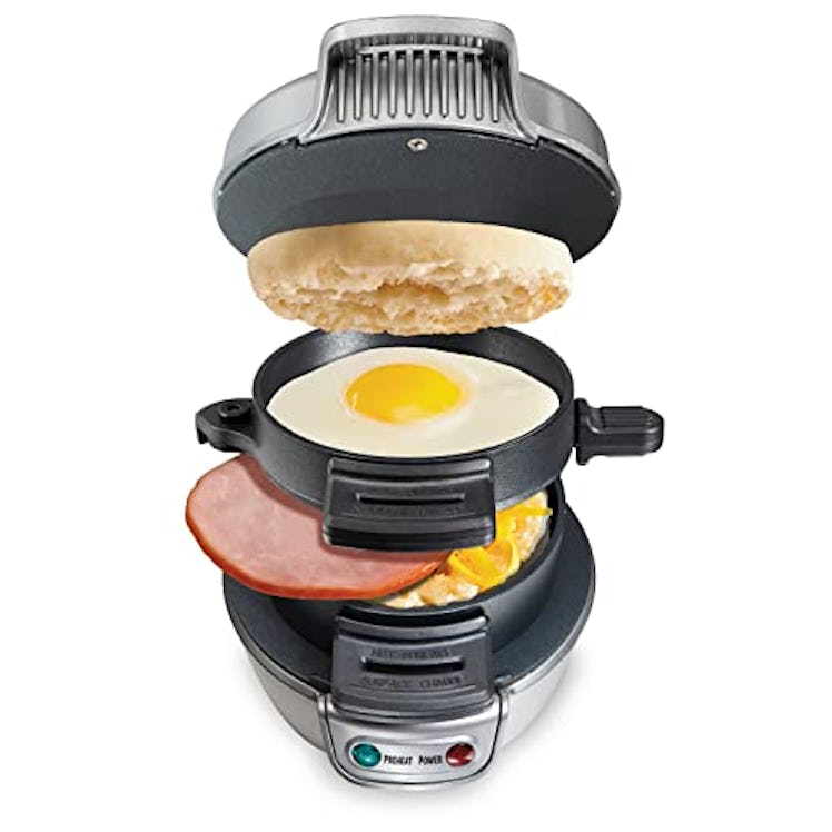 Hamilton Beach Breakfast Sandwich Maker with Egg Cooker Ring