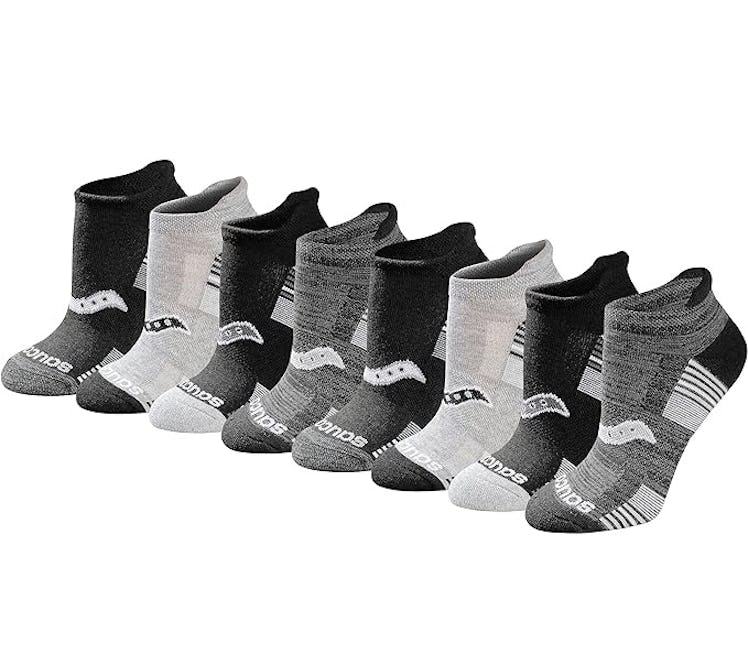 Saucony Performance Heel Tab Athletic Socks (8 Pairs)