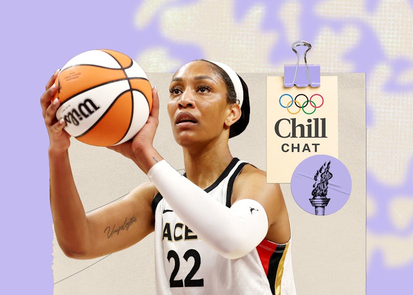 All-Star WBNA basketball player A'ja Wilson's wellness routine includes cryotherapy and skin care.