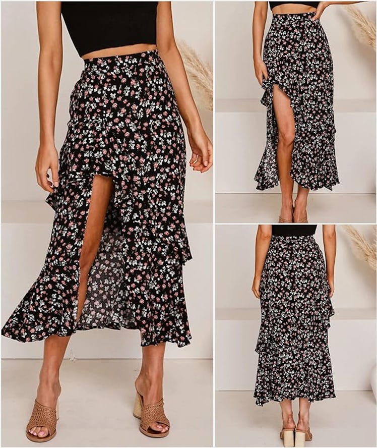 BTFBM High-Low Maxi Skirt