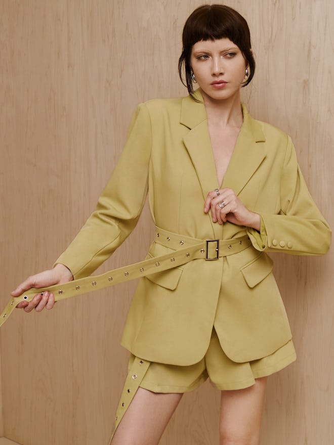 MONSE Mathilde Lhomme Oversized Blazer With Long Belt