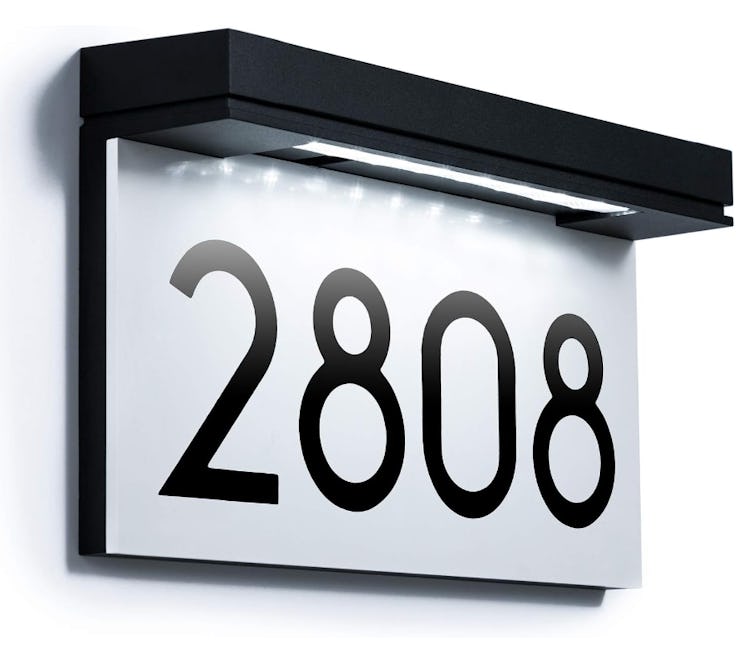 Percompile LED Address Plaque