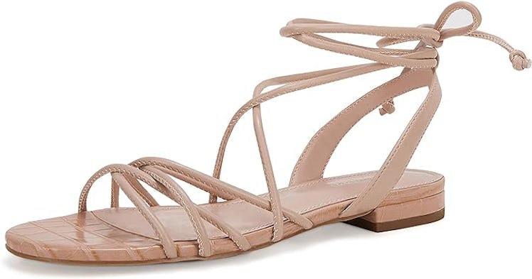 Ermonn Lace-Up Flat Sandals