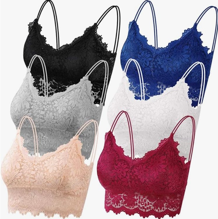 PAXCOO Lace Bralette (6 pcs)