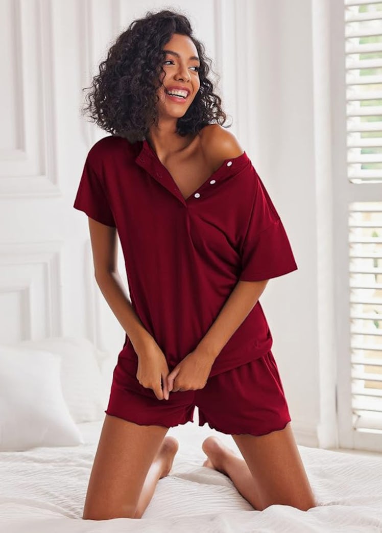 Ekouaer Pajamas Set (2-Pieces)