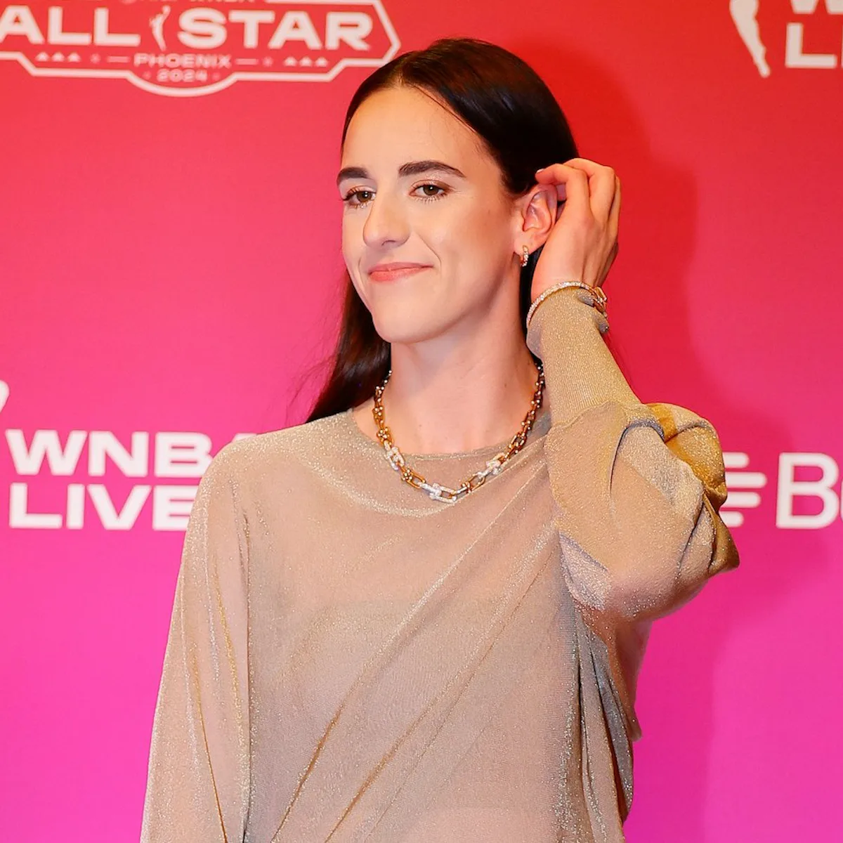 caitlin clark sheer dress Caitlin Clark Draws Attention With Her Sheer Outfit at Indiana Fever Game