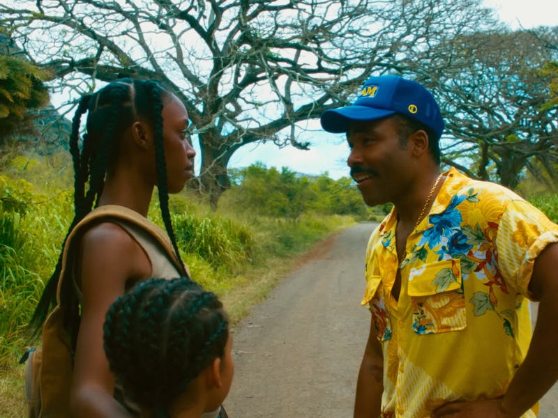 Jessica Allain and Donald Glover in Bando Stone & the New World