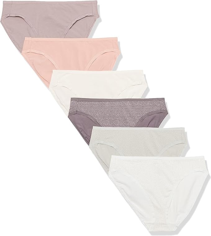 Amazon Essentials Cotton Bikini Brief Underwear (6-Pack)