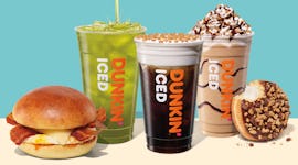 I tried Dunkin's new summer 2024 menu with s'mores cold brew and hot honey bacon.