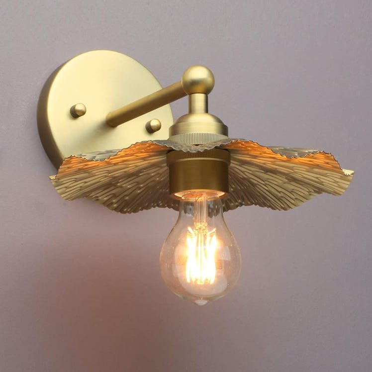 Pathson Brass Finished Wall Sconce 