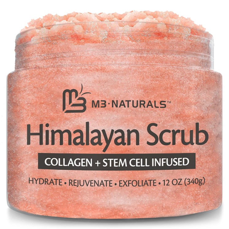 M3 Naturals Himalayan Salt Scrub Face Foot & Body Exfoliator