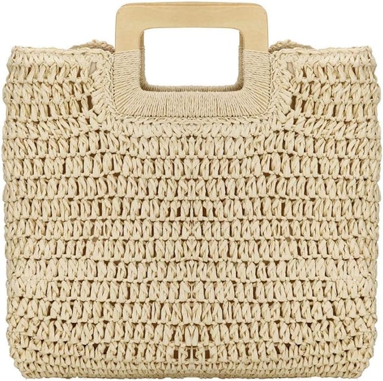 YYW Straw Tote Bag