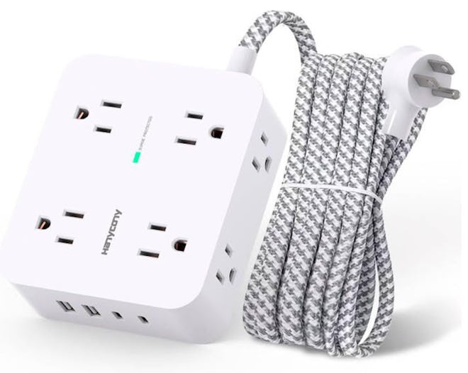 HANYCONY 8-Outlet Surge Protector Power Strip