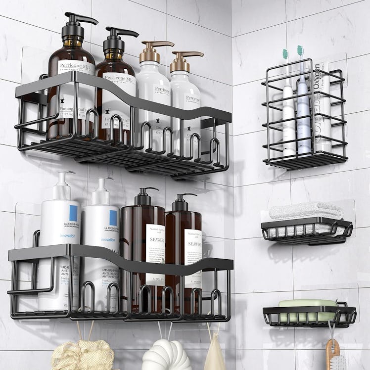 EUDELE Shower Shelves (5-Piece Set)