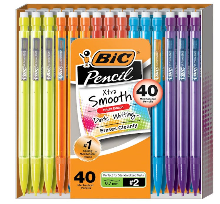 BIC Xtra-Smooth Mechanical Pencils with Erasers (40-Count)