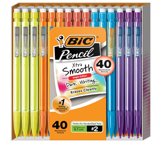 BIC Xtra-Smooth Mechanical Pencils with Erasers (40-Count)