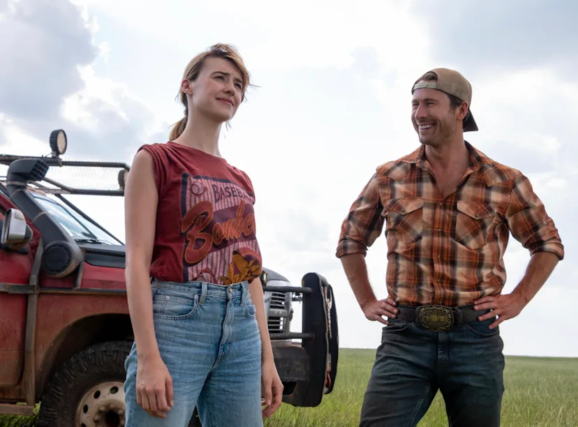 Glen Powell and Daisy Edgar-Jones in 'Twisters'