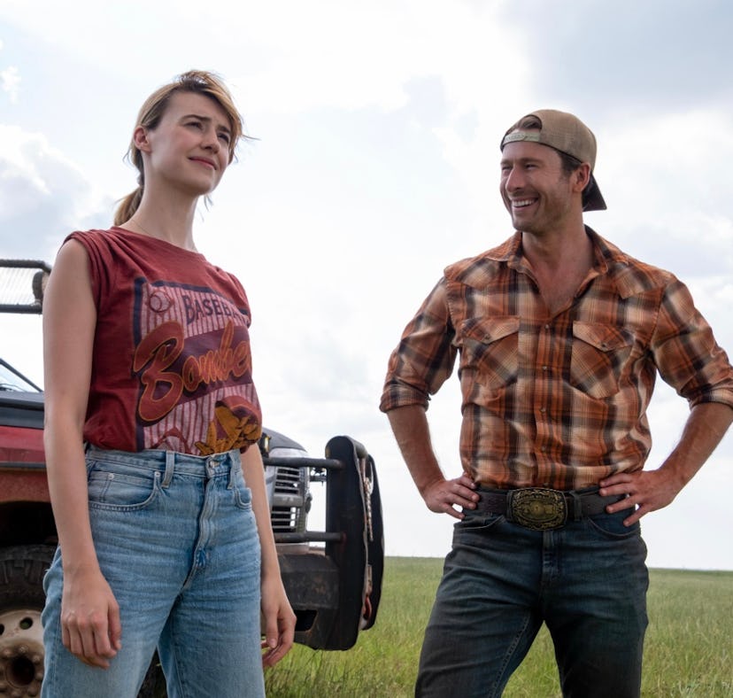 Glen Powell and Daisy Edgar-Jones in 'Twisters'