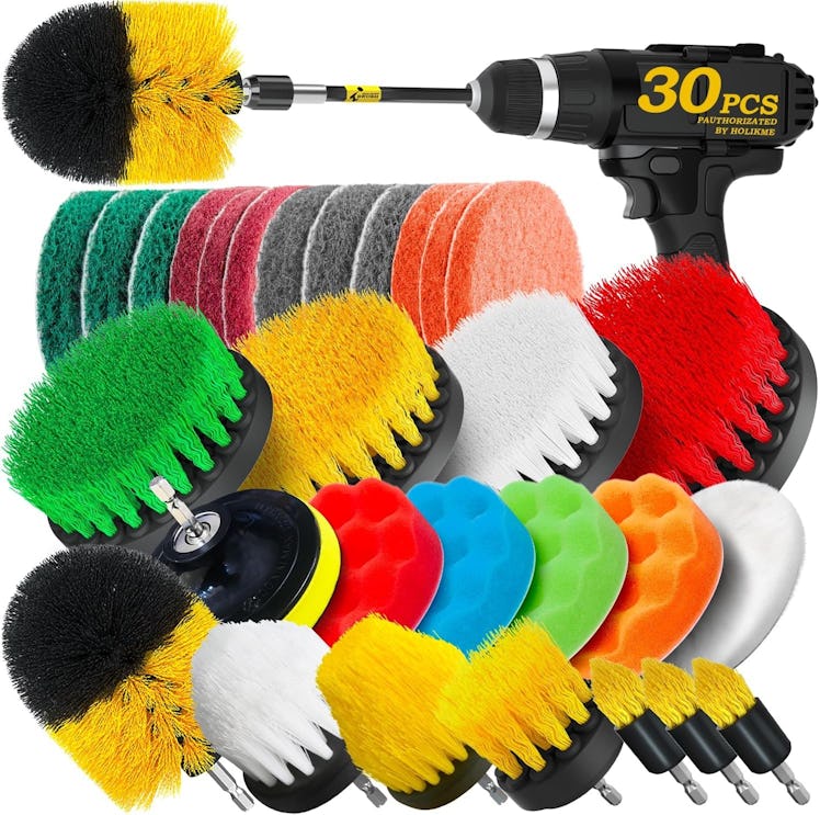 Holikme Drill Brush Attachments (30-Pack)