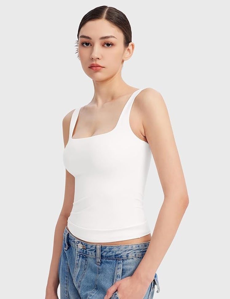 PUMIEY Square Neck Tank