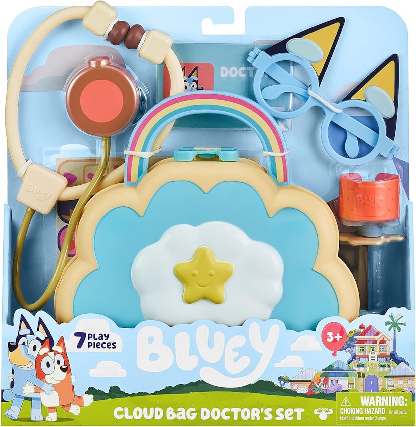 Bluey Cloud Bag Doctor Check-Up Set