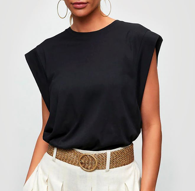 WIHOLL Cap-Sleeve Top