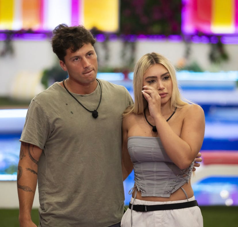 Rob and Andrea on 'Love Island'