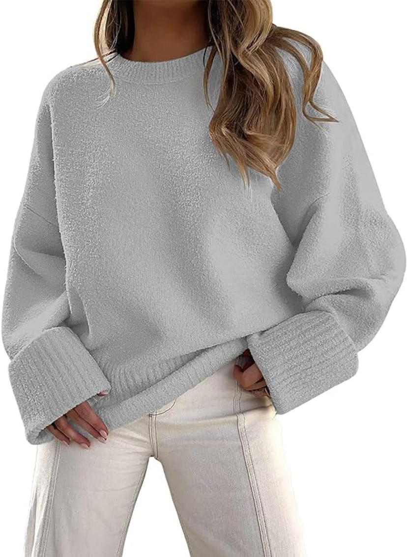 LILLUSORY Fuzzy Oversized Sweater