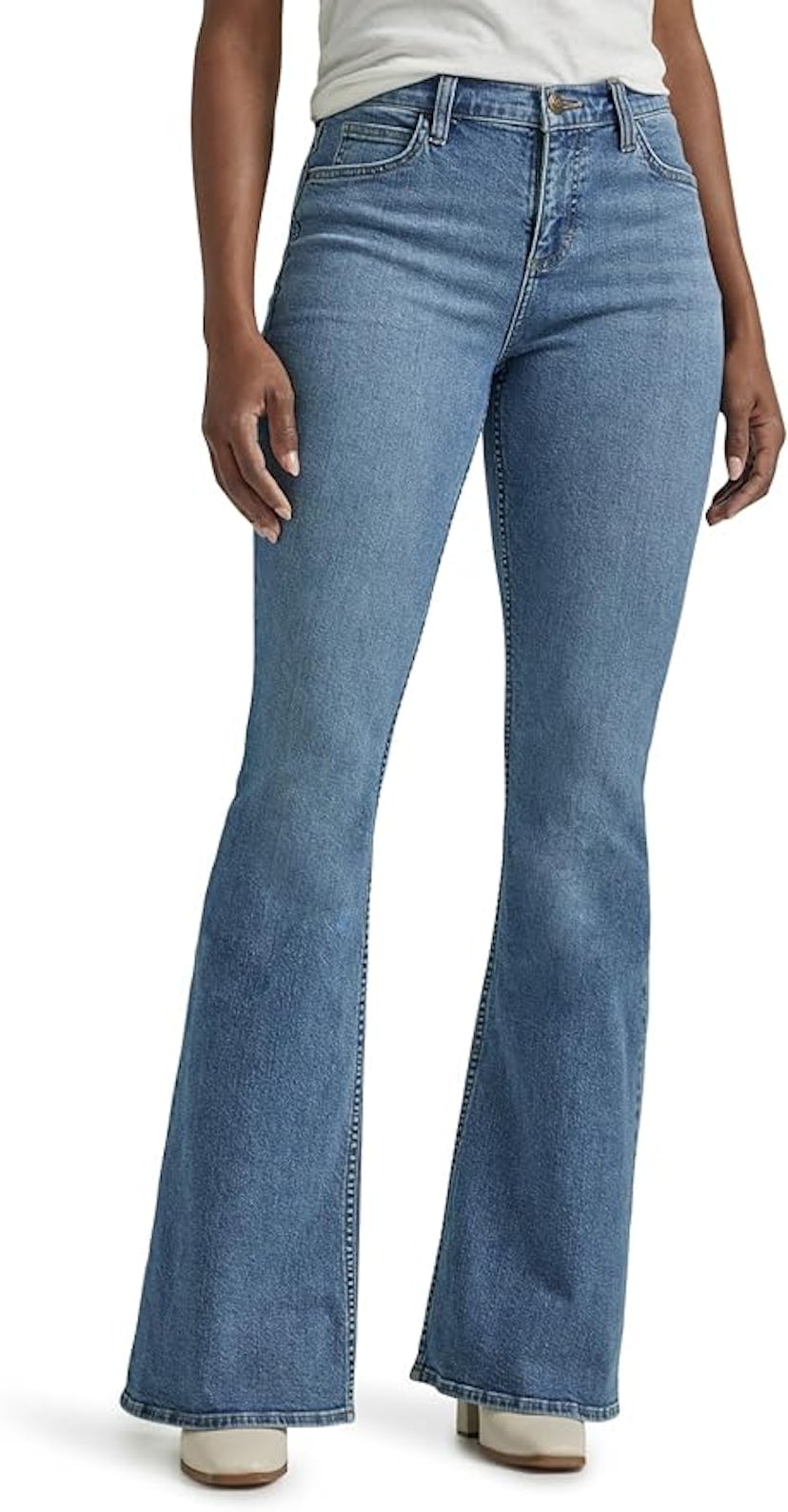 Lee Mid Rise Flare Jean 