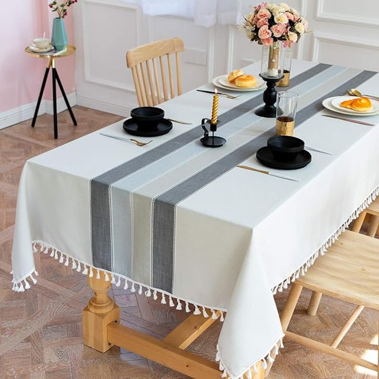 TEWENE Cotton & Linen Tablecloth