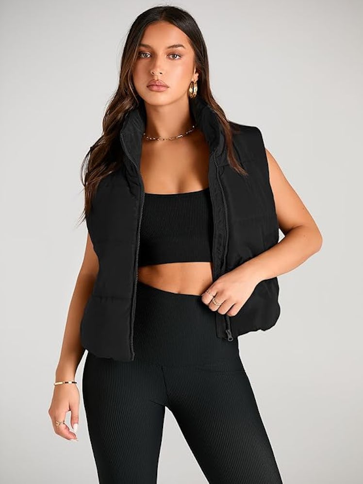 AUTOMET Cropped Puffer Vest