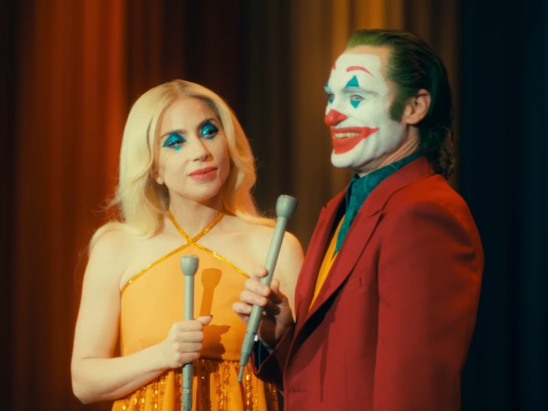 Harley Quinn (Lady Gaga) and Arthur Fleck/Joker (Joaquin Phoenix) in Joker: Folie à Deux