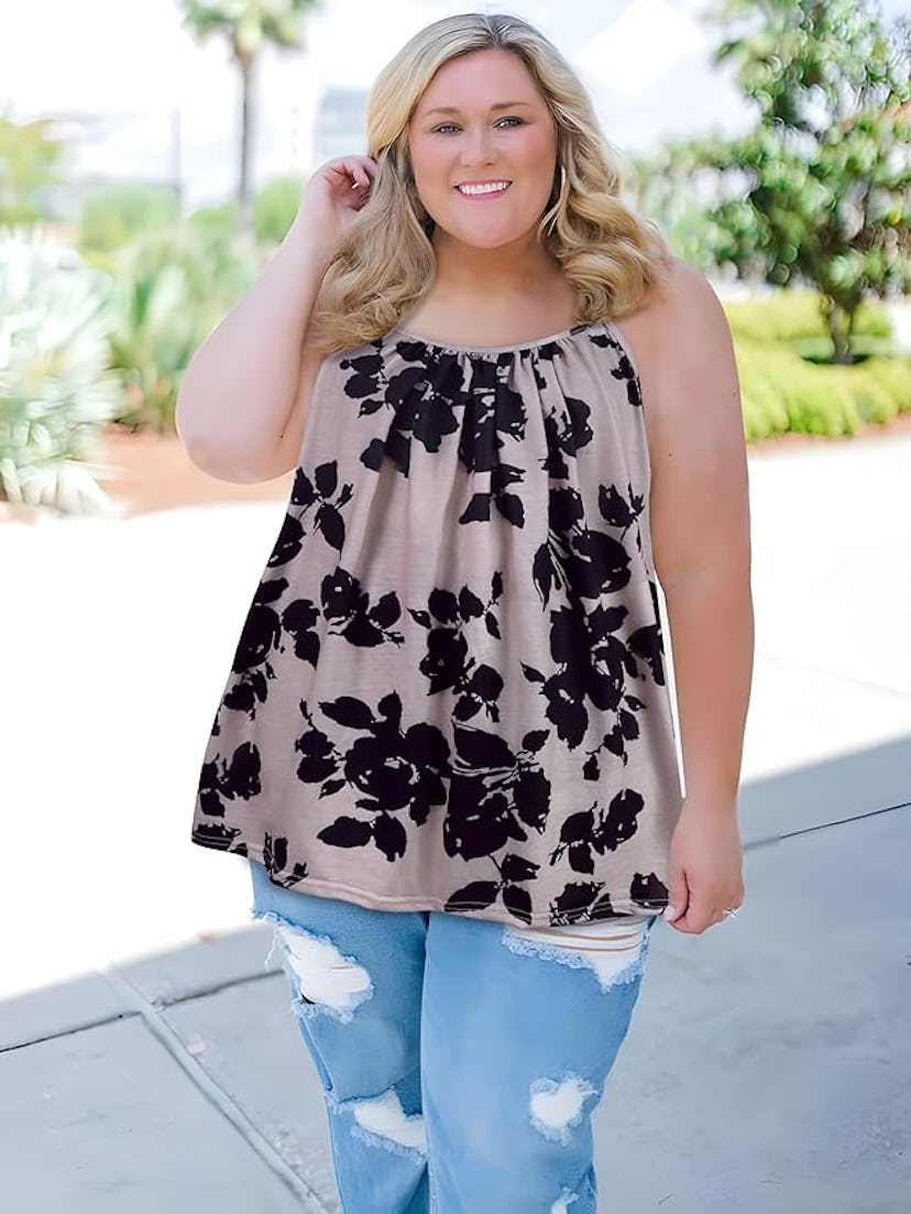 JOELLYUS Loose Cami Tunic