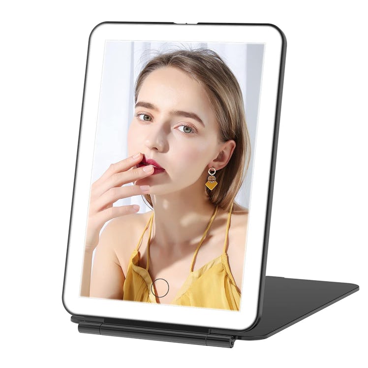 FUNTOUCH Rechargeable Travel Makeup Mirror