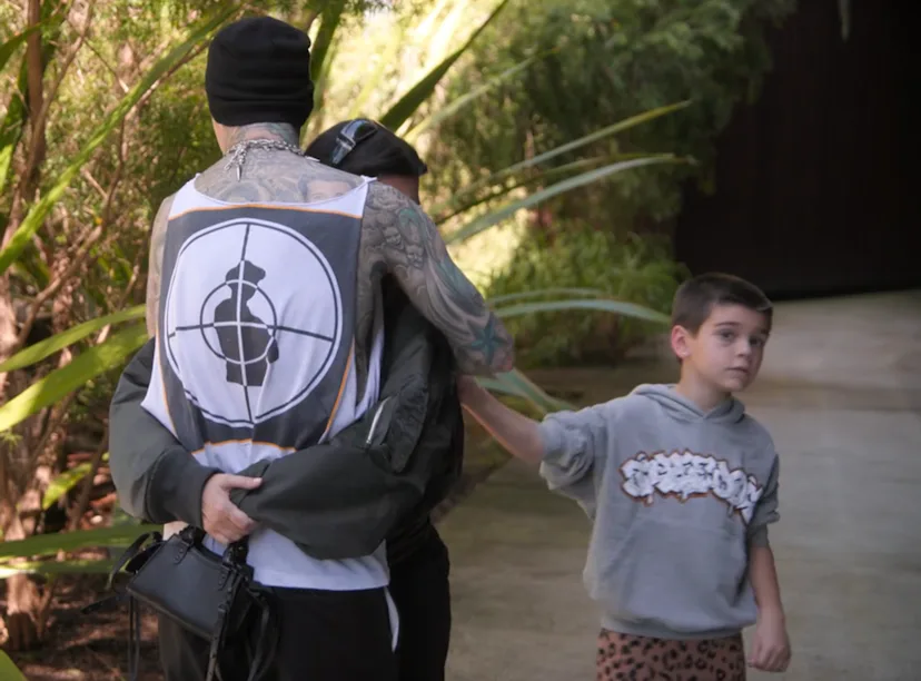 Reign Disick is the ultimate hater of Kourtney Kardashian and Travis Barker's make-out sessions.