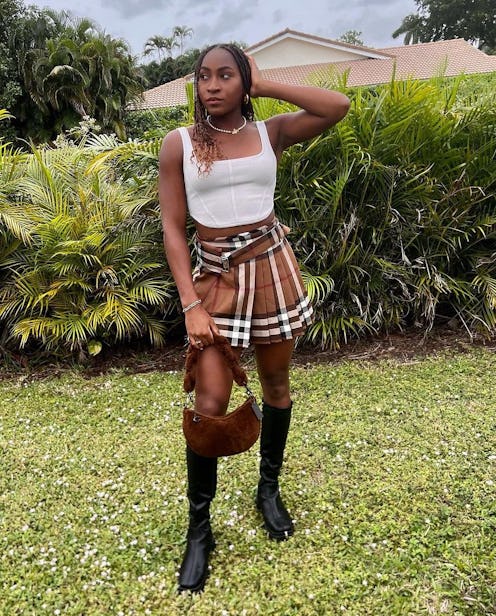 coco gauff off court fashion style