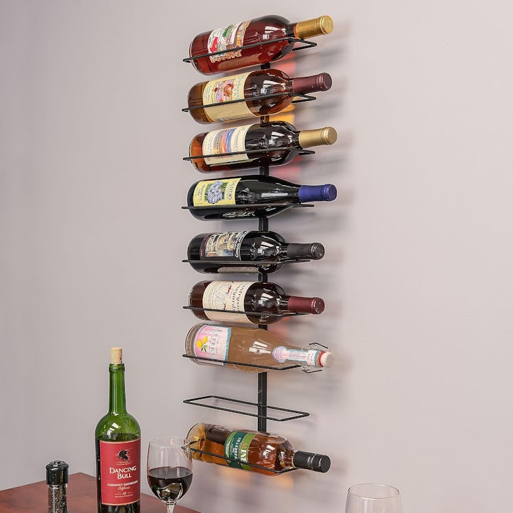 Southern Homewares 9-Bottle Wine Display Rack