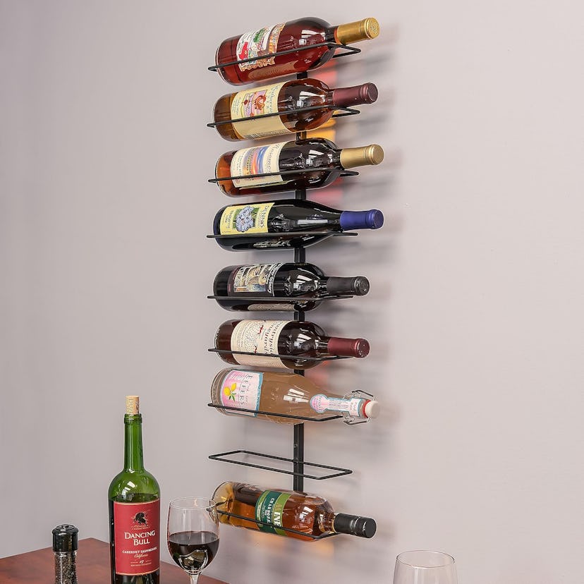 Southern Homewares 9-Bottle Wine Display Rack