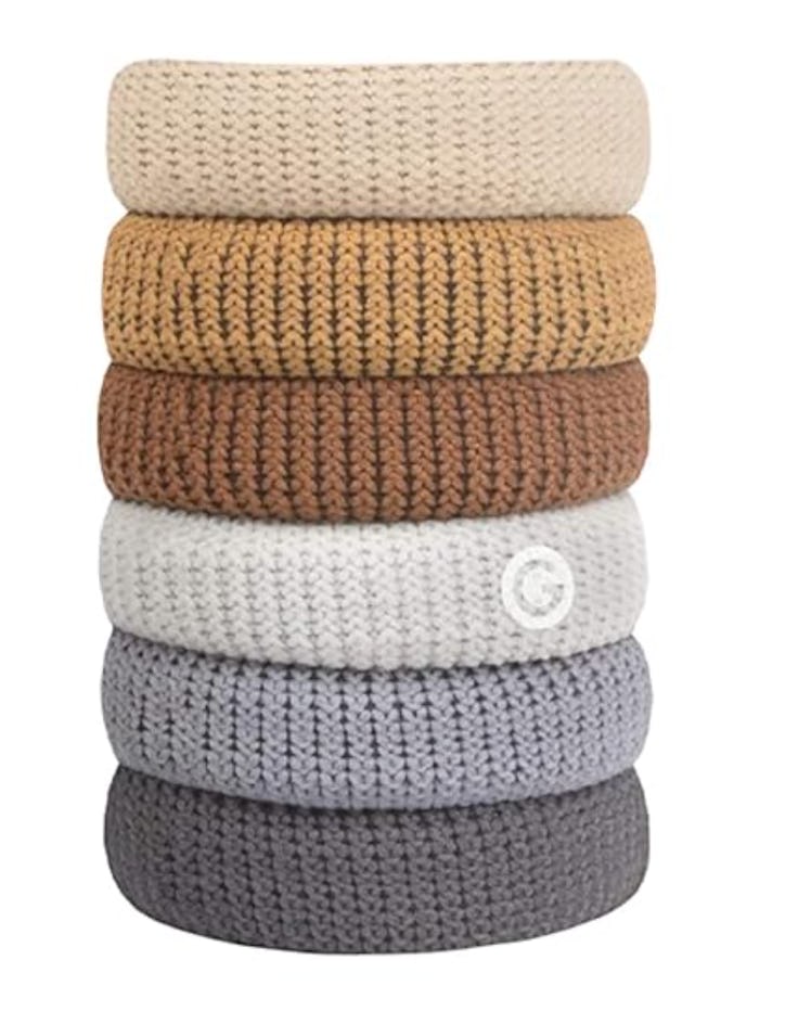 Gimme Beauty Thick Knit Hair Bands (6-Pack)