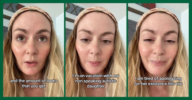 TikTok user @AverageMillennial18 explains the difficulties of other people treating her autistic dau...