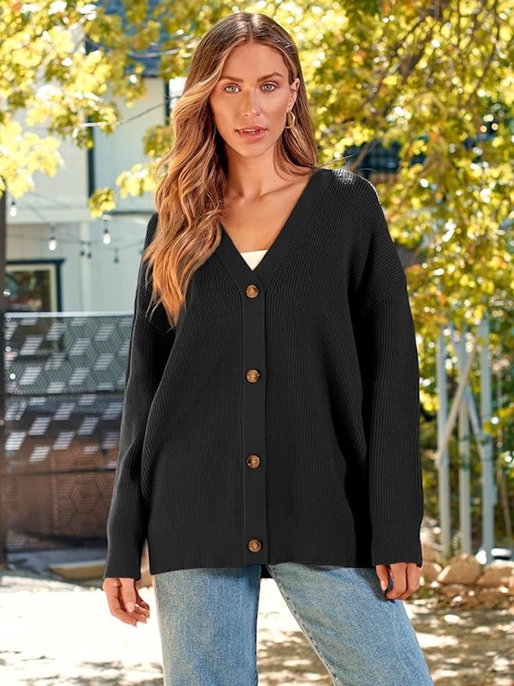 LILLUSORY Oversized Cardigan Sweater