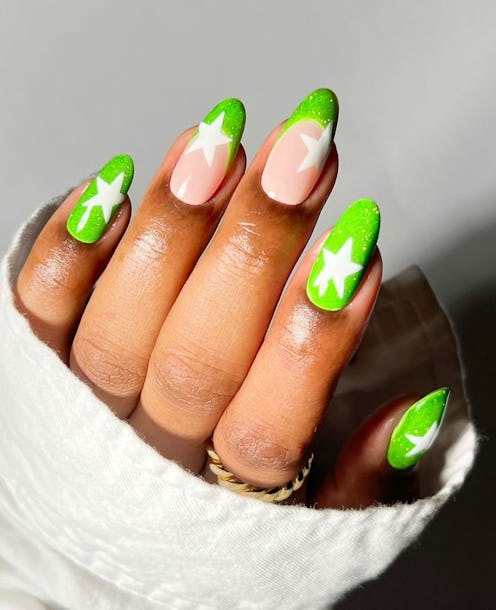 Here are 12 nail art ideas for the girlies having a total "brat summer."