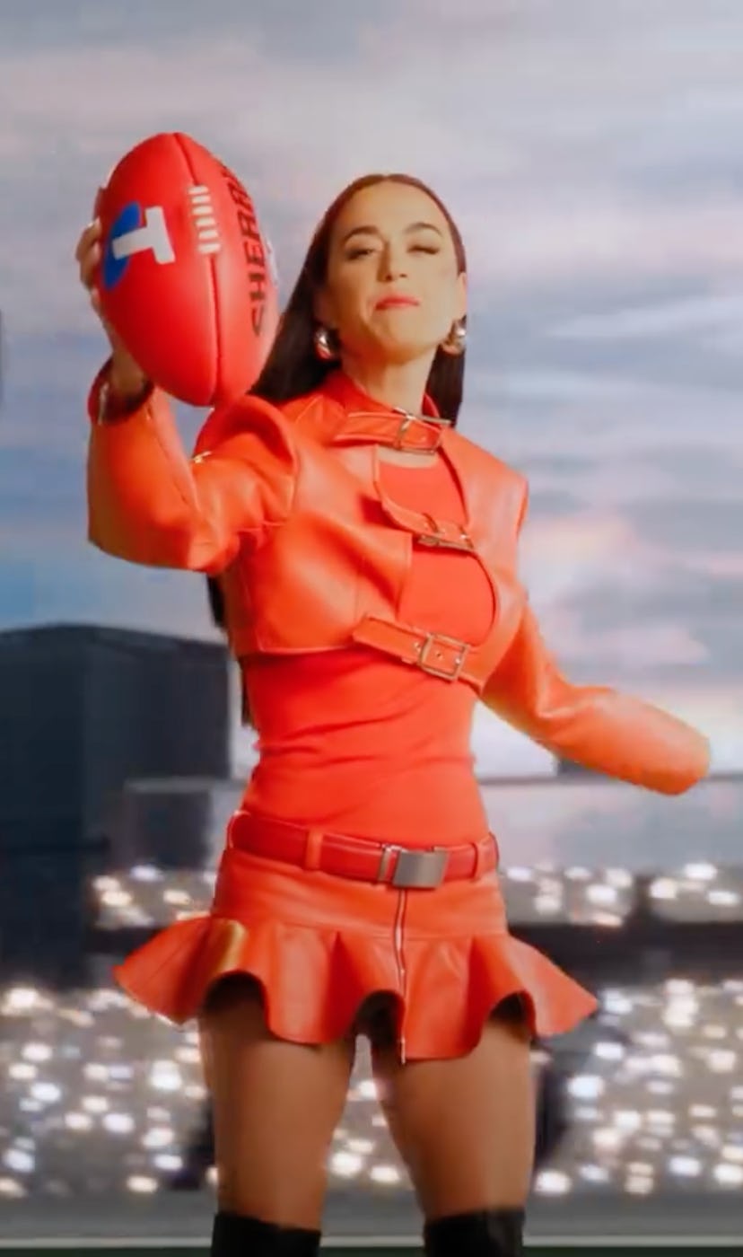 Katy Perry's orange mini set