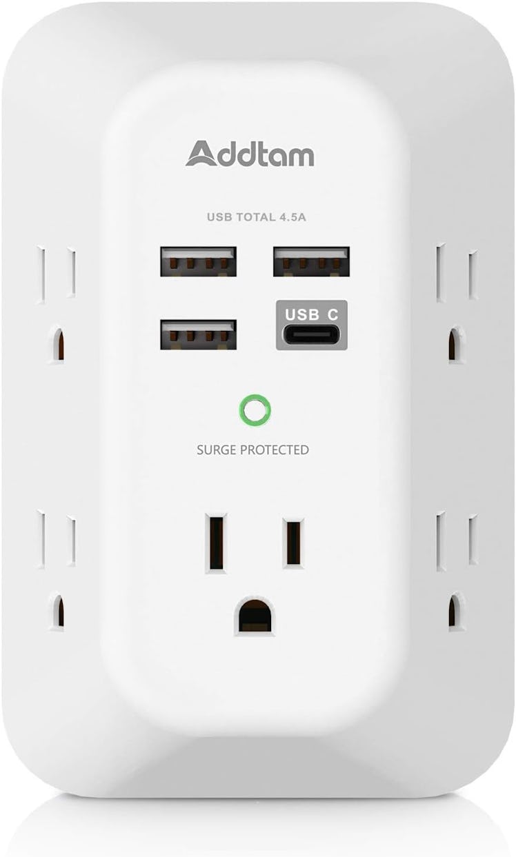 Addtam USB Wall Charger Outlet Extender