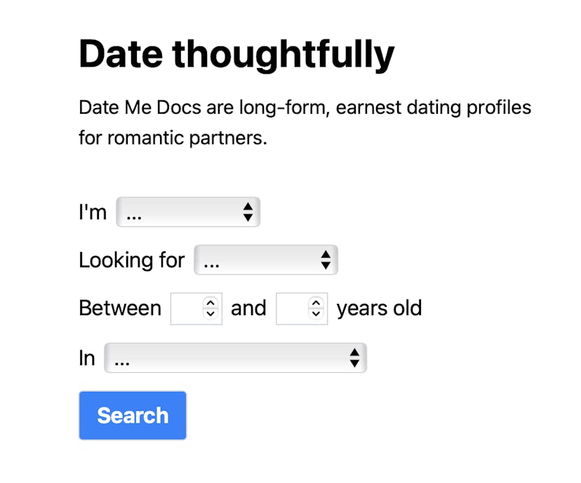Steve Krouse, a 30-year-old programmer in Brooklyn, gathered hundreds of date-me docs into a directo…
