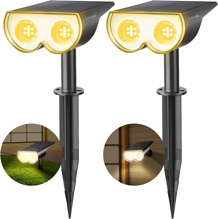 Consciot Solar Spot Lights (2-Pack)