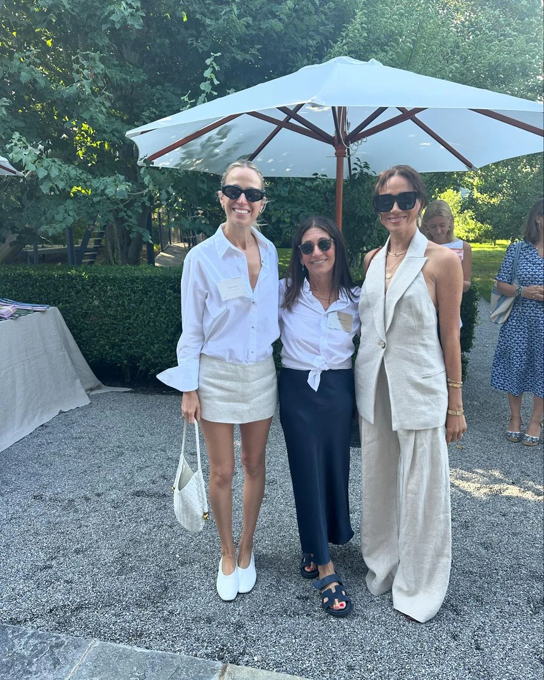 Meghan Markle Suits Up in Backless Vest & Baggy Pants For Hamptons Business  Summit