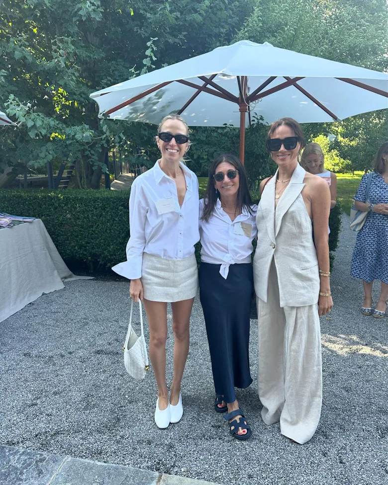 Meghan Markle Suits Up in Backless Vest & Baggy Pants For Hamptons Business Summit Meghan Markle Suits Up in Backless Vest & Baggy Pants For Hamptons Business Summit