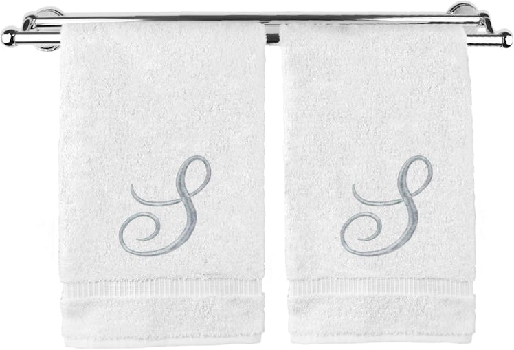 BC Bare Cotton Monogrammed Hand Towels (Set Of 2)