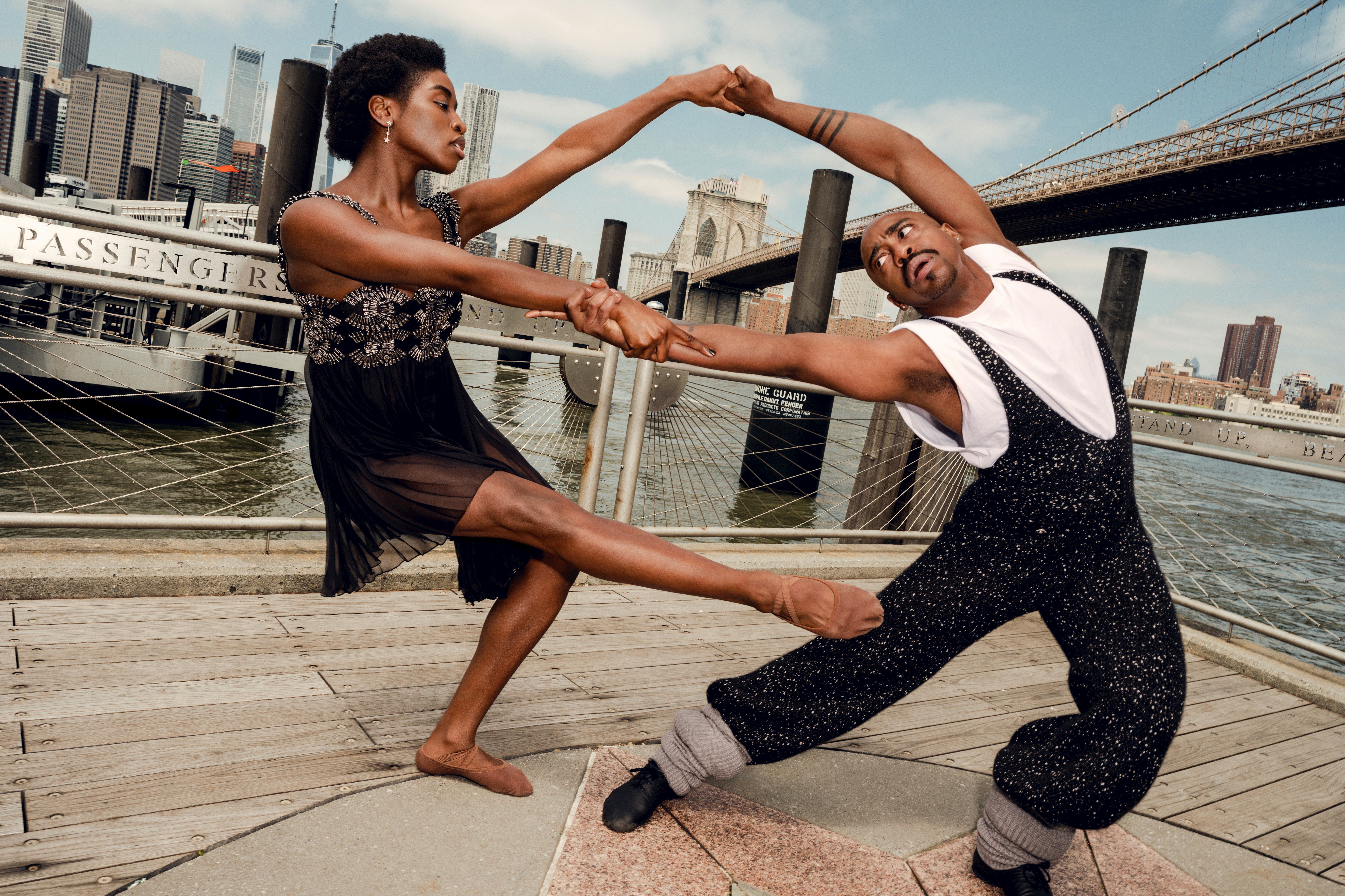 Dancers from the Alvin Ailey American Dance Theater